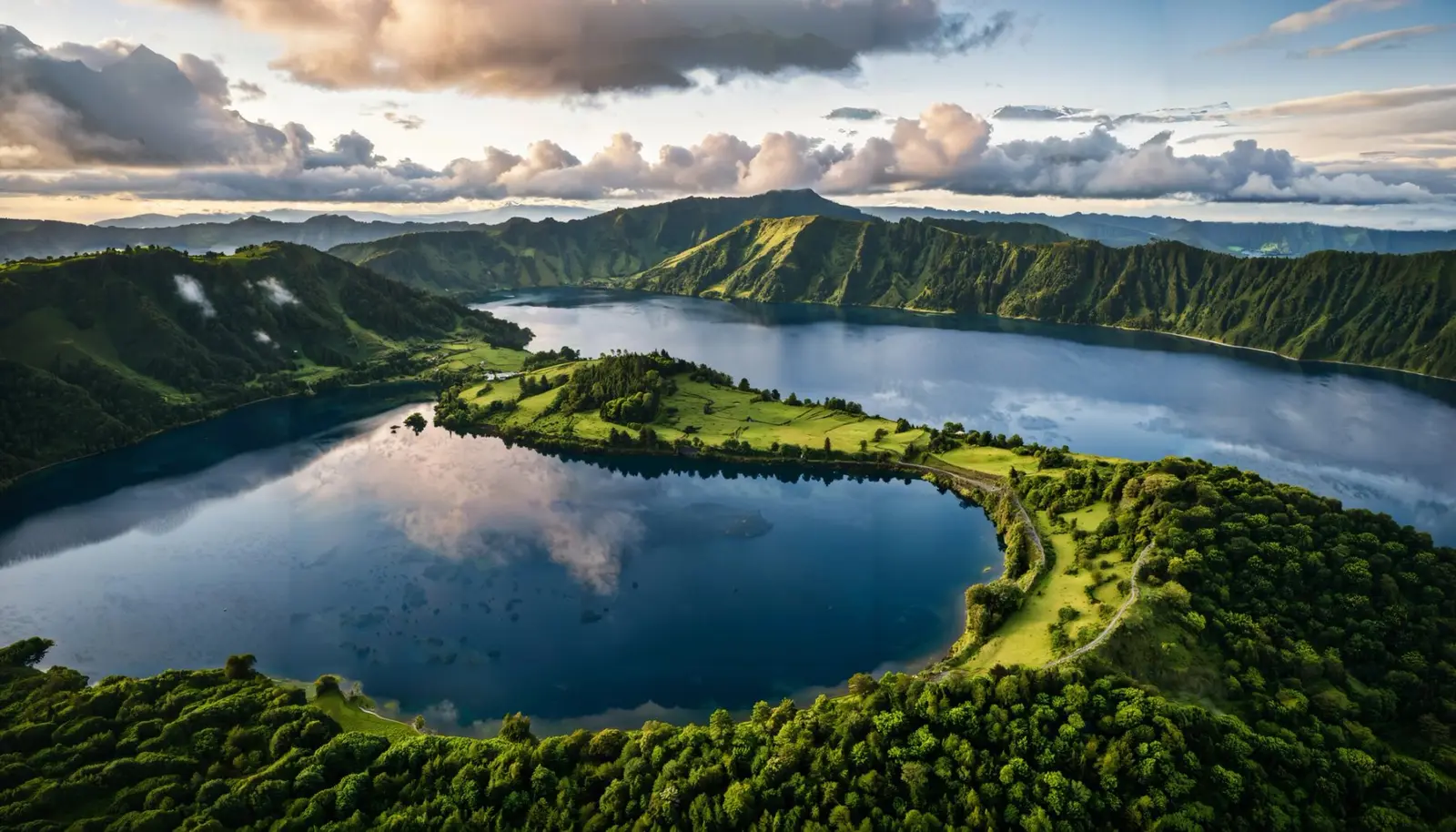 Lacs de cratère et sentiers de randonnée aux Açores